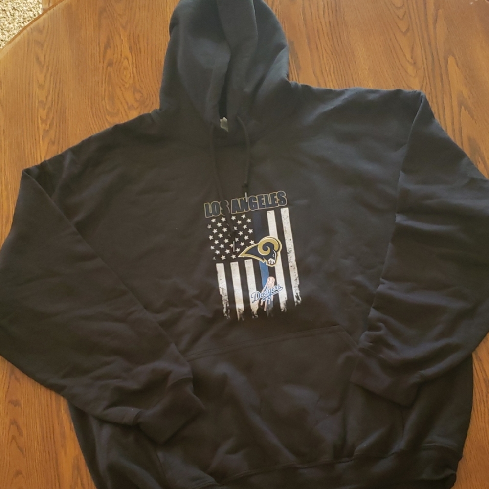 Gildan LA Rams/LA Dodgers Pullover Hoodie